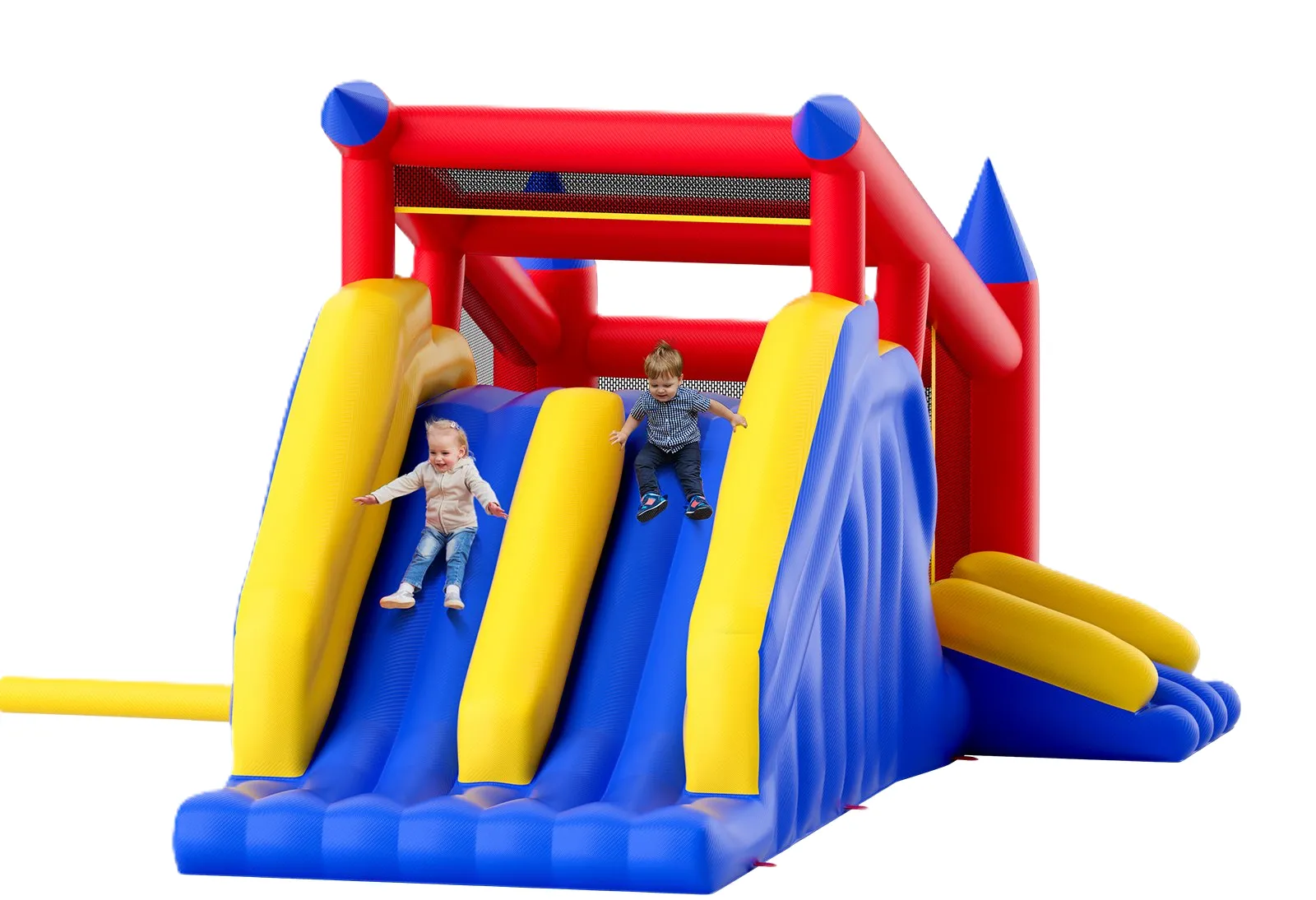 ZwergiJump MegaRutsche – deine private Hüpfburg für zuhause