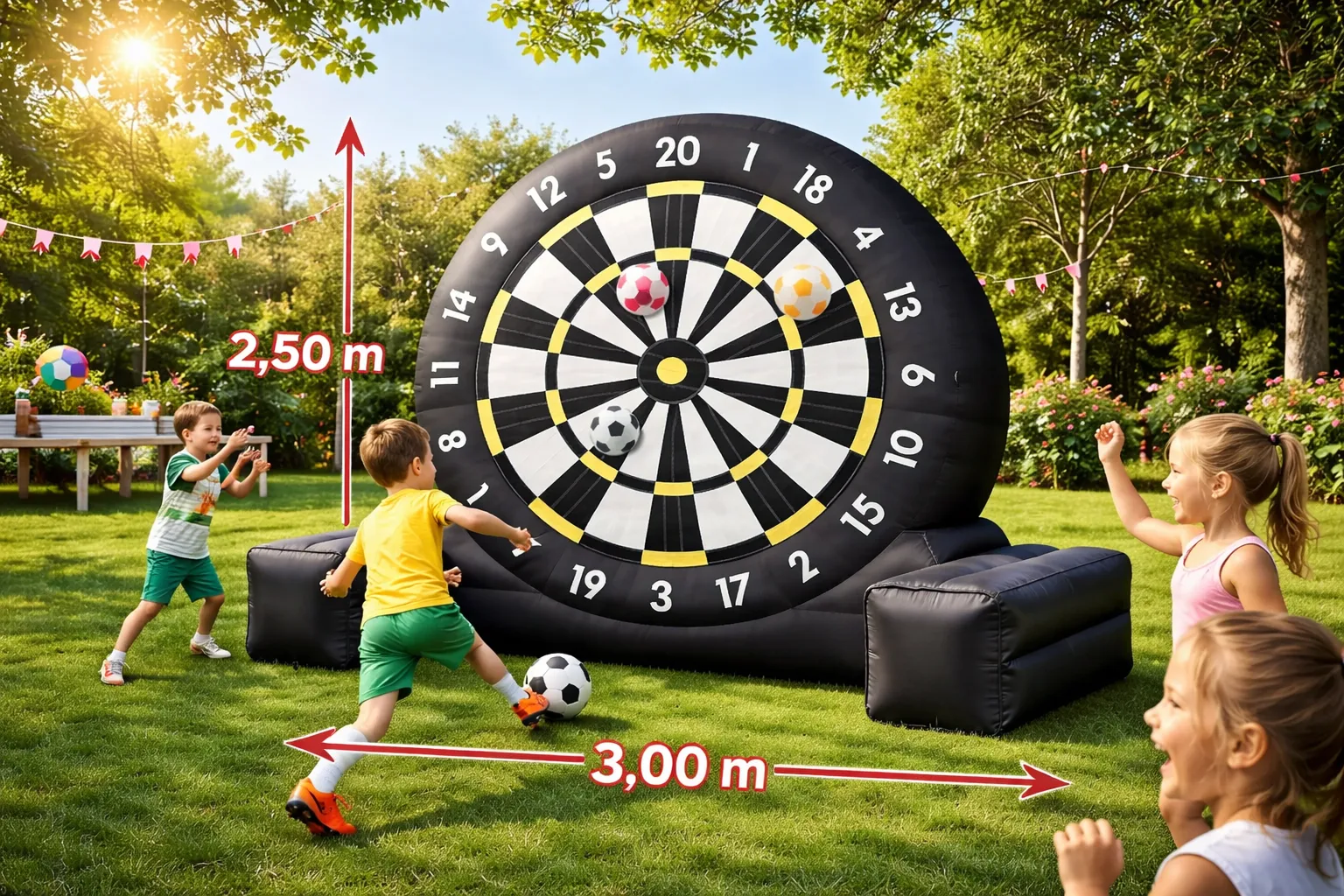 Fußball-Dart XXL – Das interaktive Treffer-Highlight