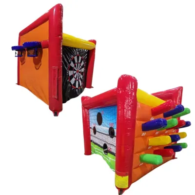 Spielewürfel 4-in-1 | Riesendart, Torwand, Ringe & Basketball - Bild 2