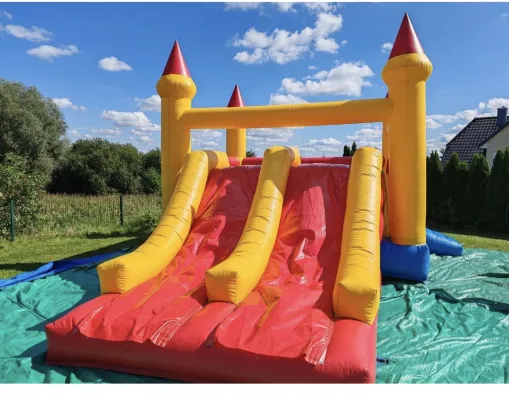 Hüpfburg Doppelrutsche mieten in Ilsede