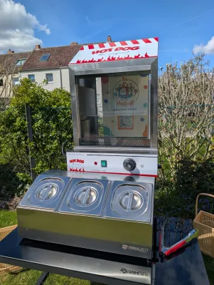 Hotdog Station + Zutatbehälter mieten in Hildesheim