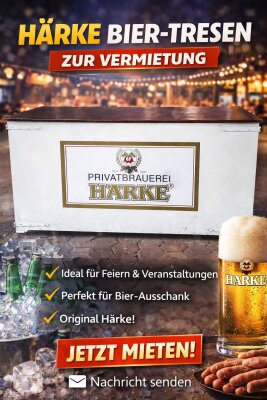 Biertresen mobile Theke Klapptheke Biertheke Härke