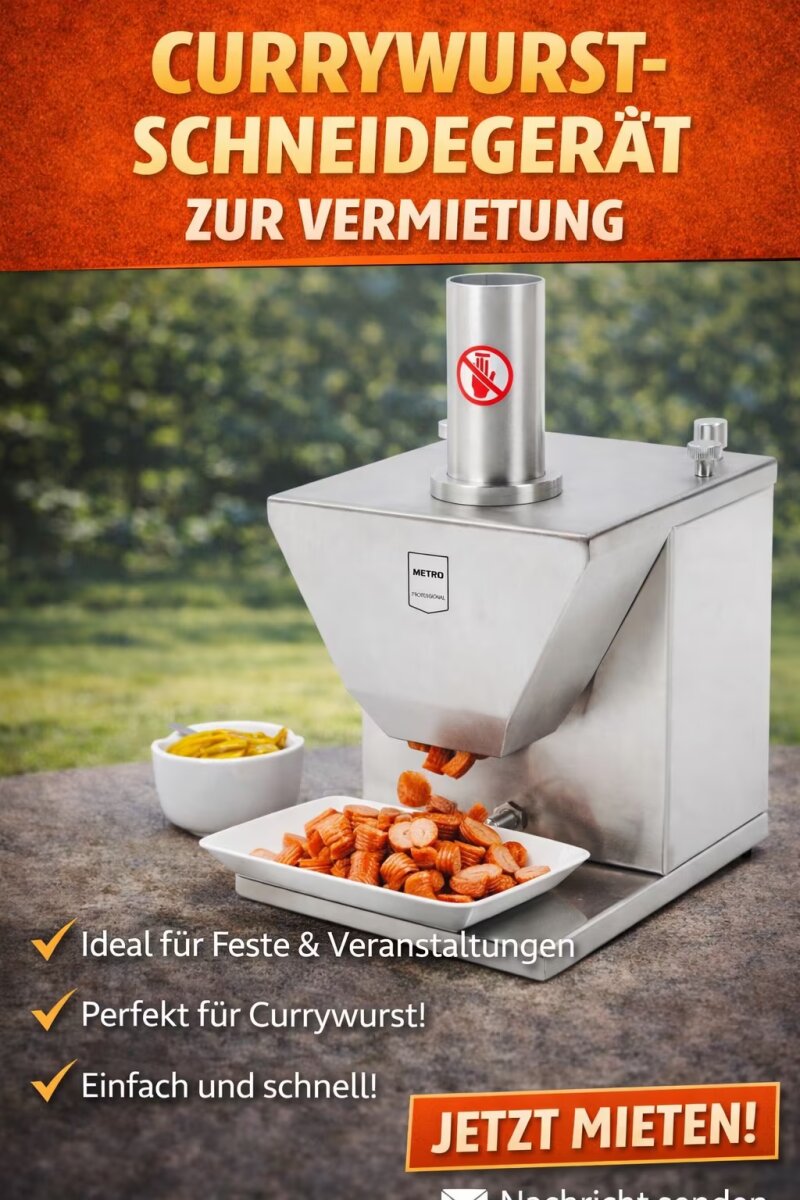 Elektrischer Currywurstschneider