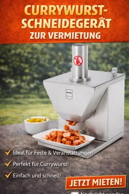 Elektrischer Currywurstschneider mieten in Niedersachsen - Wendeburg