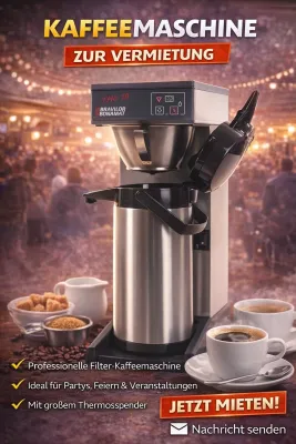 Bravilor BonamatTH10 Gastro Kaffemaschine bis 18l in der Stunde mieten in Niedersachsen - Wendeburg